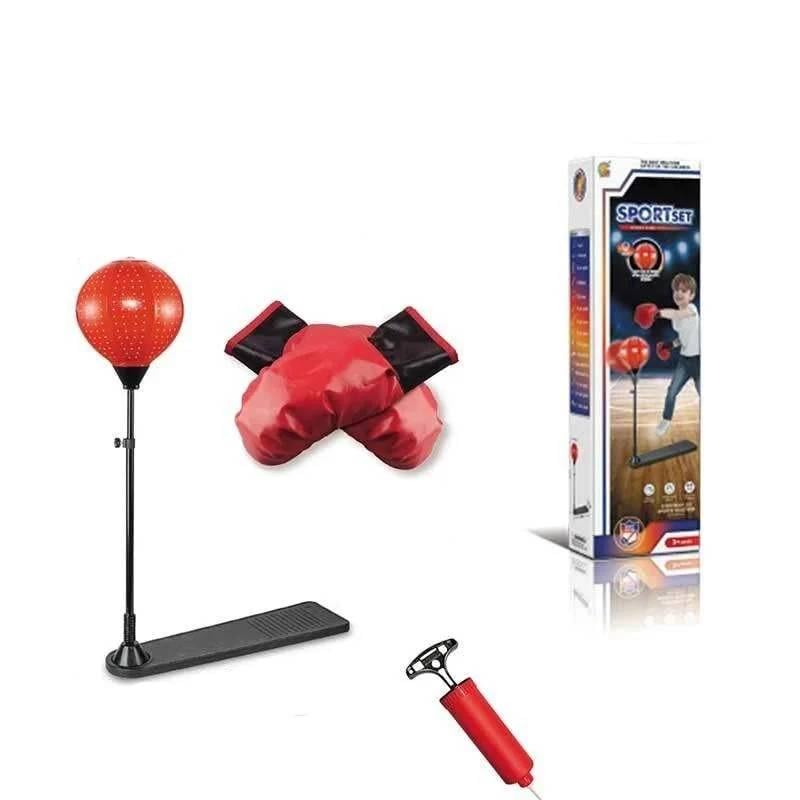 Боксерский набор детский с грушей и перчатками (2655)