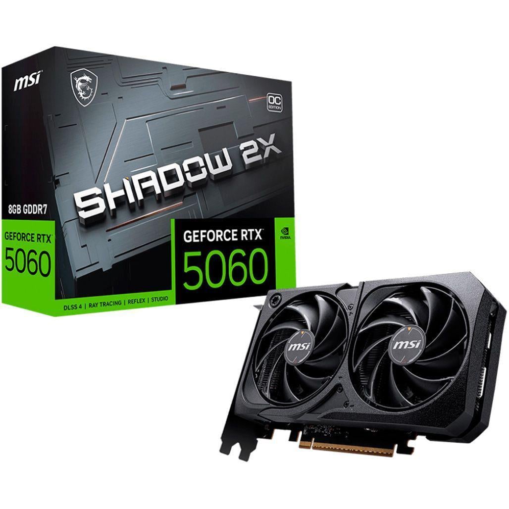 Видеокарта MSI GeForce RTX 5060 8G SHADOW 2X OC (G5060-8S2C)