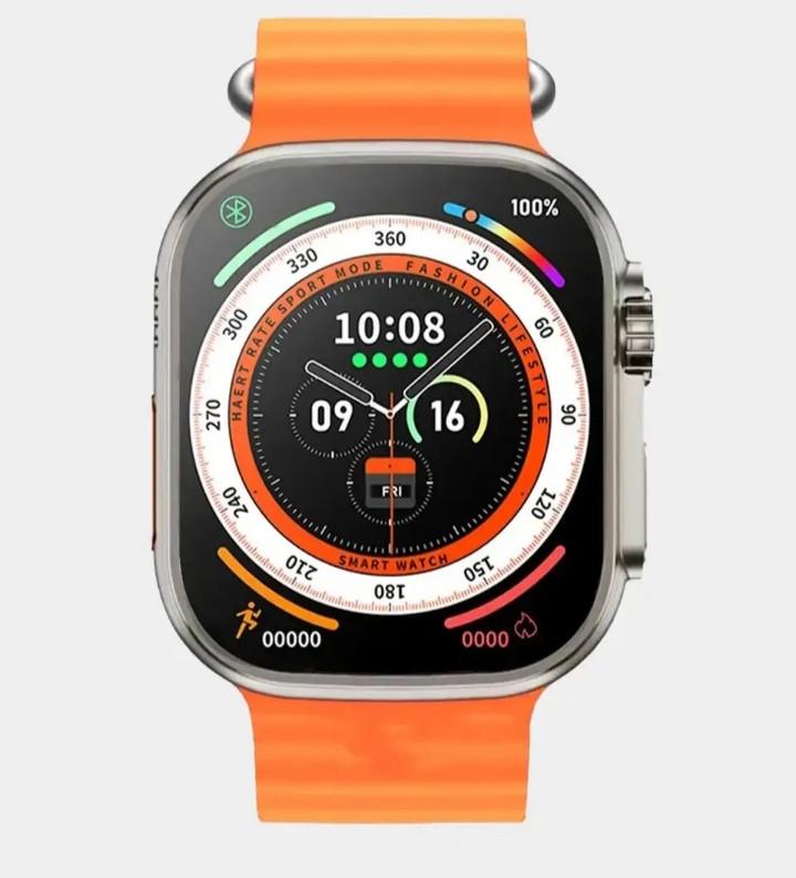 Годинник смарт Smart Watch GS Ultra 8 c бездротовою зарядкою 49 мм Silver - фото 2