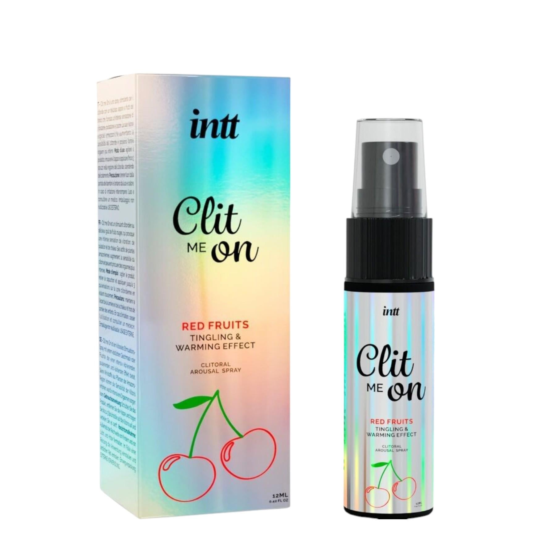 Стимулирующий спрей для клитора Intt Clit Me On Red Fruits интимный с эффектом согревания 12 мл (2624520841)