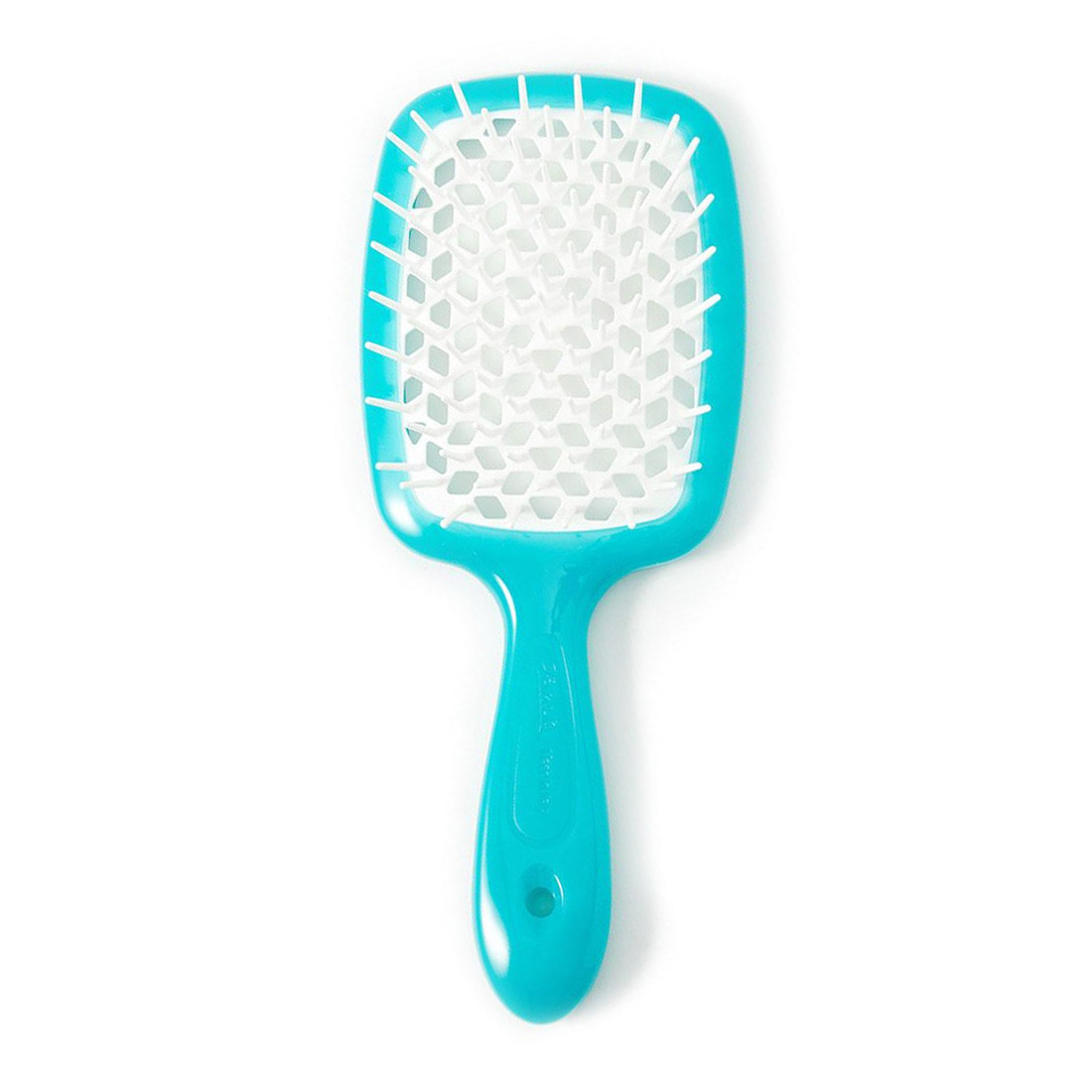 Расческа Janeke 1830 Superbrush White&Blue Color (8006060608950)