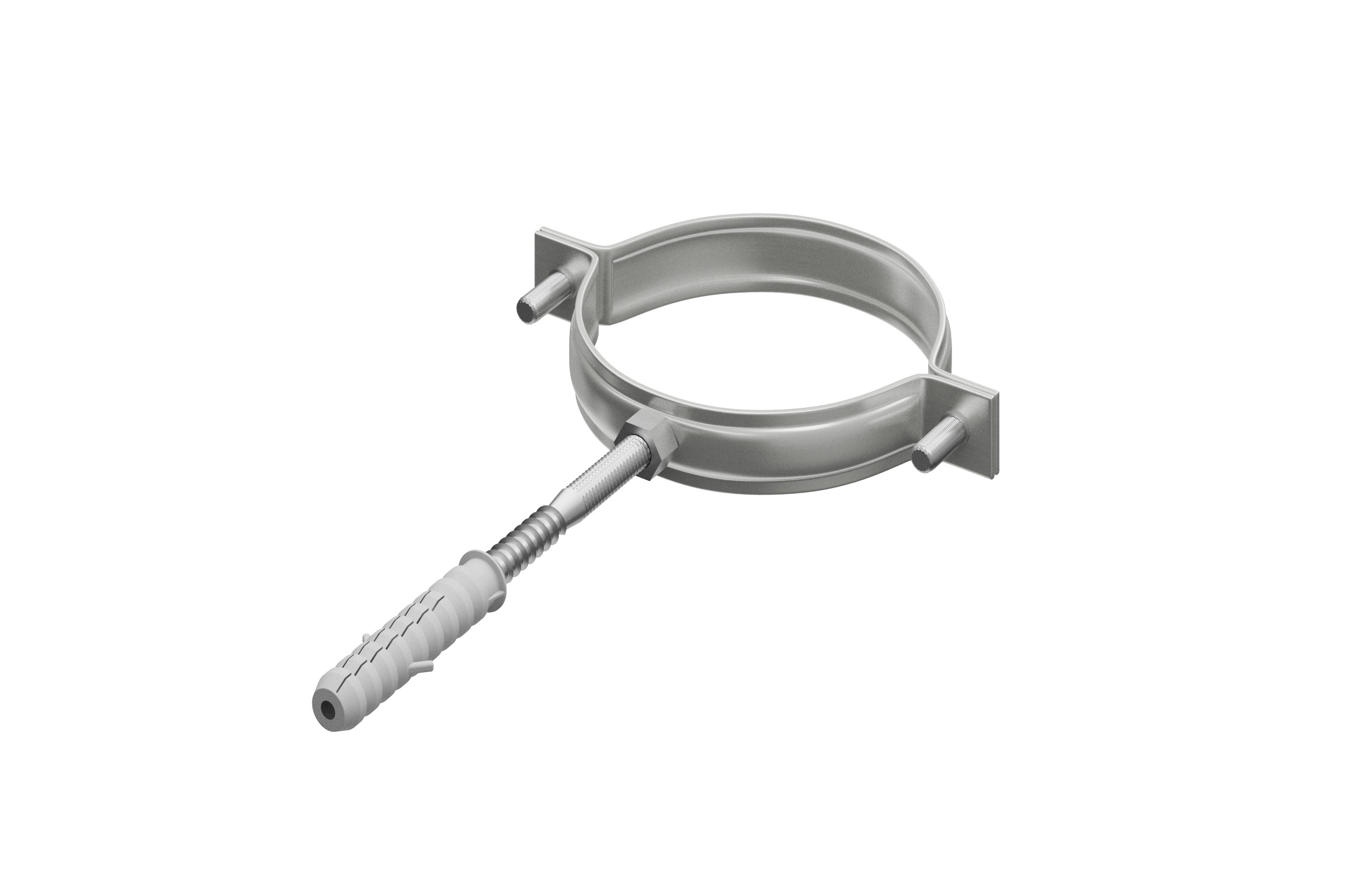 Хомут трубы Forostina 87 мм RAL 9010 Белый (vo-24925/43)