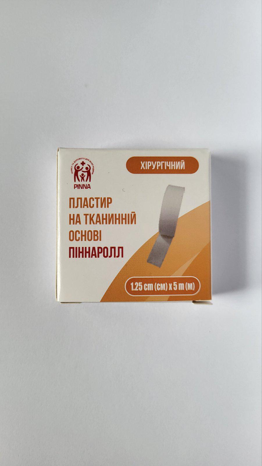 Пластырь на тканевой основе PinnaRoll катушка 1,25 см х 5 м (1658631203)
