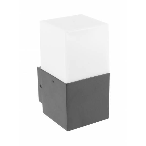 Светильник фасадный бра GTV LARGO-AU E27 15W IP44 Графит (00000022618)