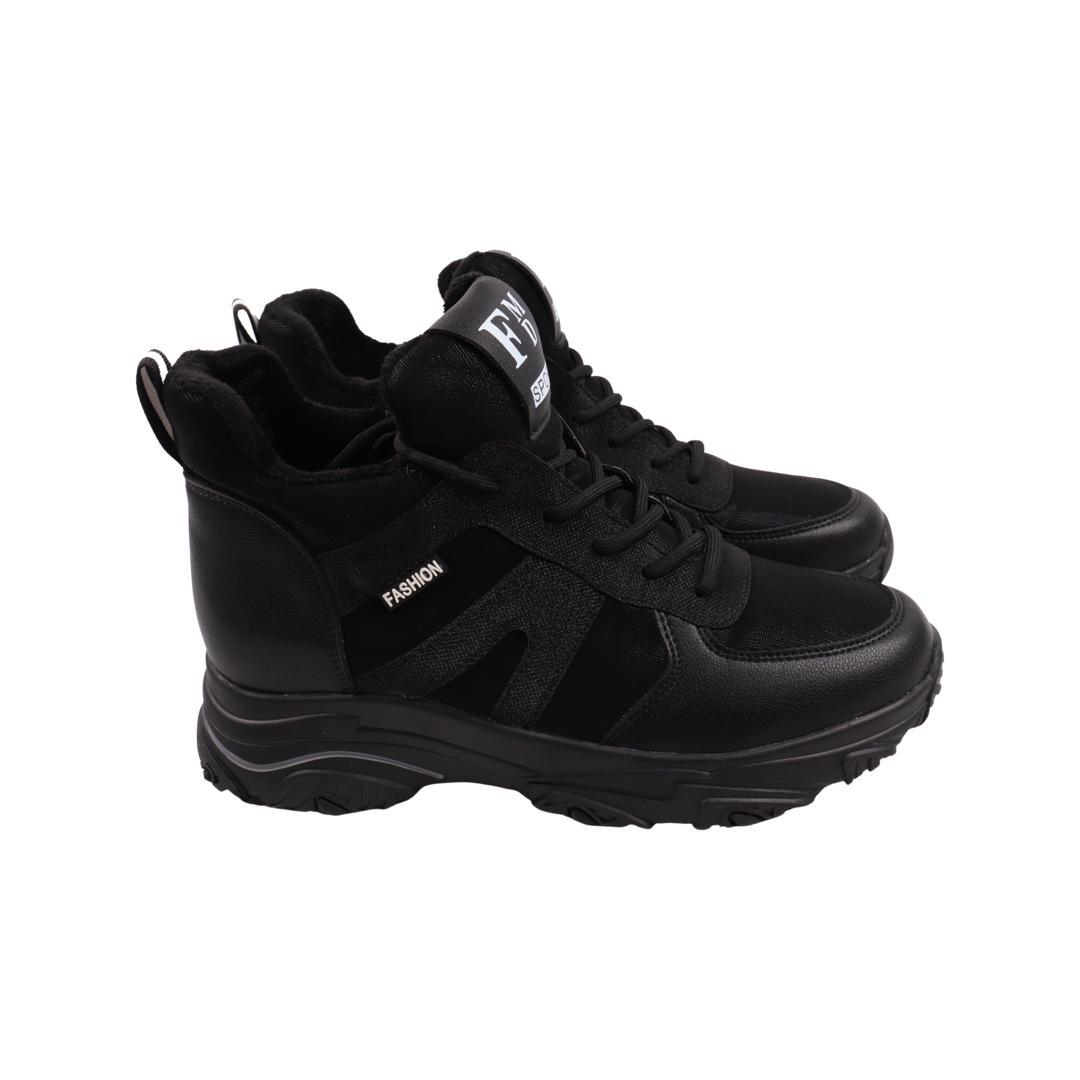 Ботинки женские Li Fexpert из кожи р. 36 Черный (1011-22DHS)