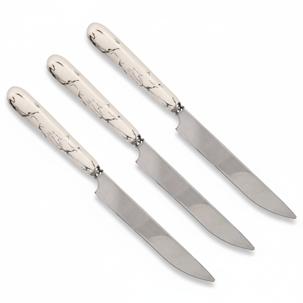 Набір столових ножів Marble із нержавіючої сталі 3 шт.