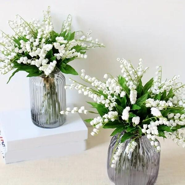 Декоративный ландыш G00101 9 стеблей - фото 4 Декоративный ландыш G00101 9 стеблей - фото 4