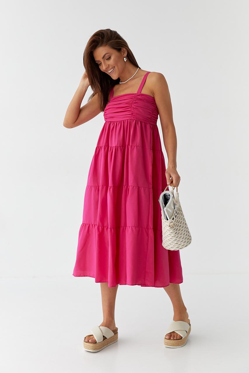Сарафан миди Ello S Фуксия (9496239)