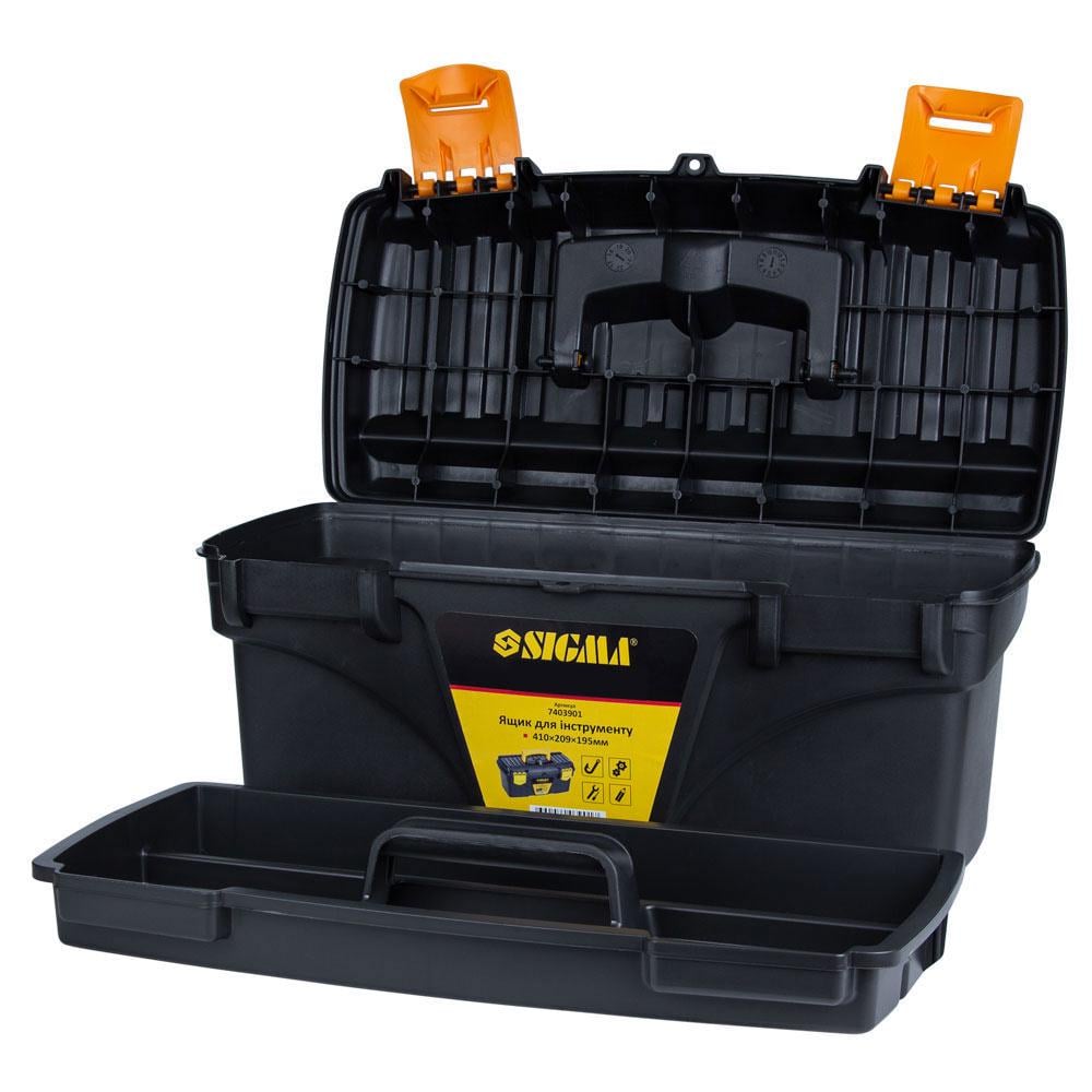 Набір ящиків для інструментів Sigma 2в1 410x209x195/535x291x280 мм (7403881) - фото 6