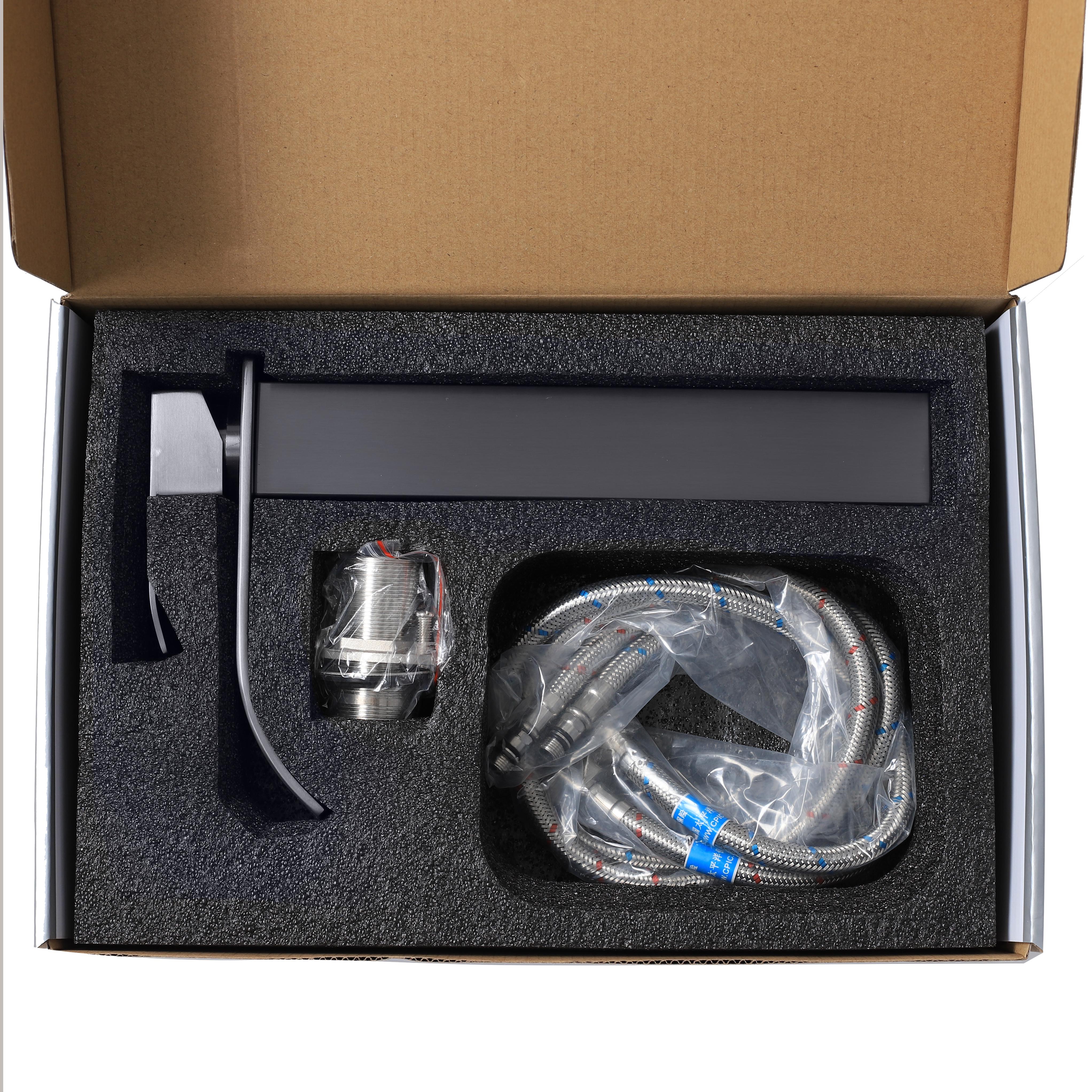 Смеситель под умывальник Platinum Handmade 3191 PVD Черный (000032530) - фото 2