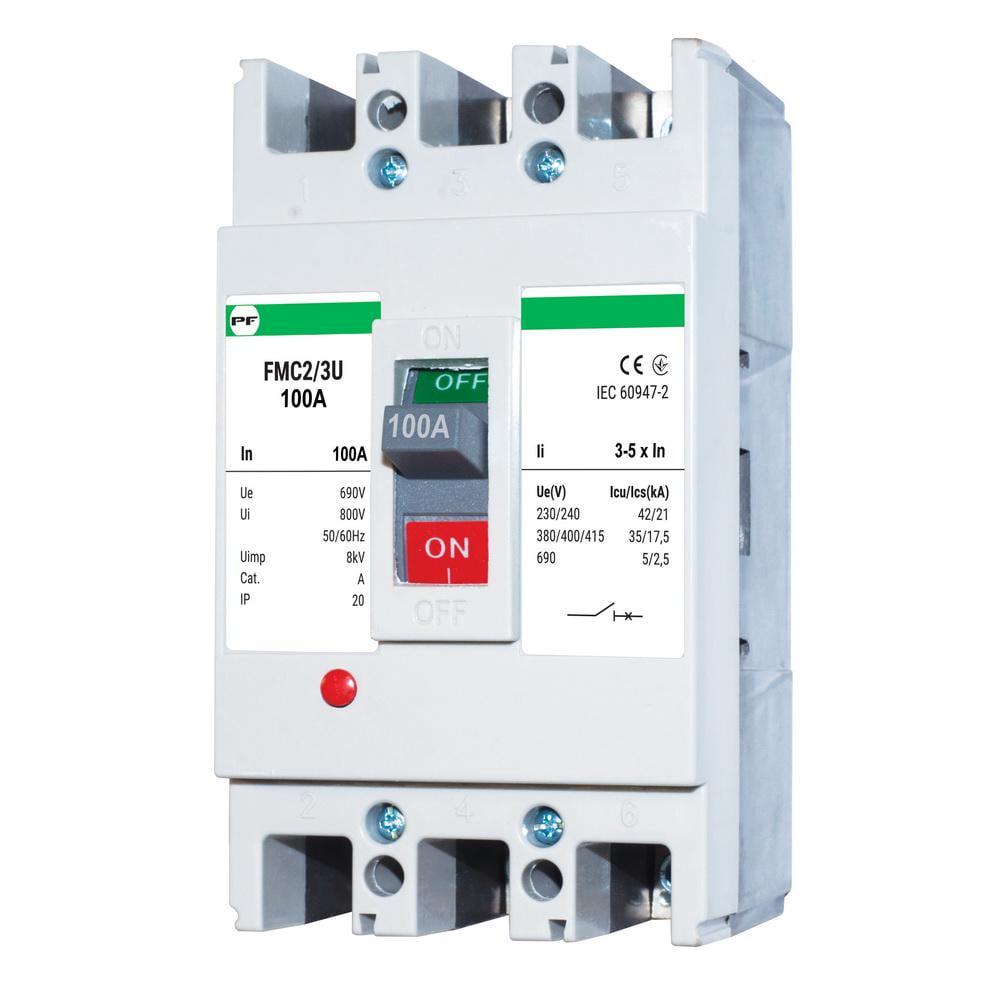 Автоматический выключатель корпусной PROMFACTOR FMC2/3U 100А 3-5In 35 кА (FMC23U0100/5)