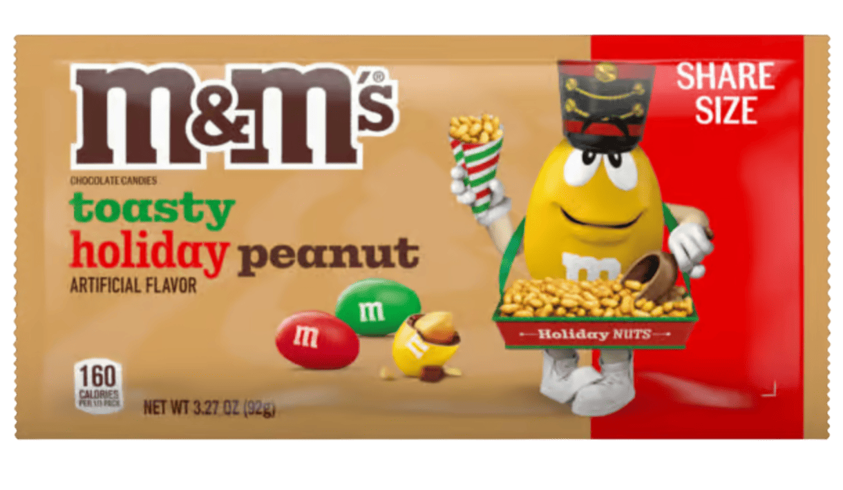 Драже M&M's Toasty Holiday Peanut 92 г (2845425986)