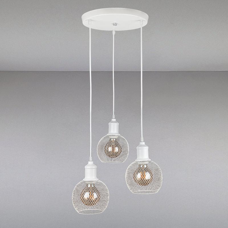 Люстра підвісна лофт Light House LS-14024-3 WH 300 Білий