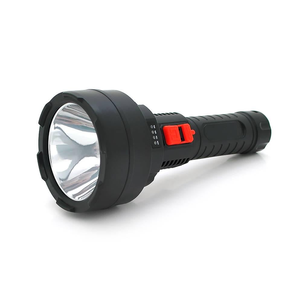 Ліхтарик ручний Powermaster HY-789 1Led CreeXPE 18650 IP40 3-режими microUSB 195х80х35 мм (35308)