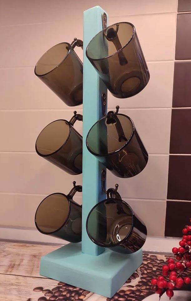 Стойка для кружек из дерева Нератан Ирис (СДК-008552)