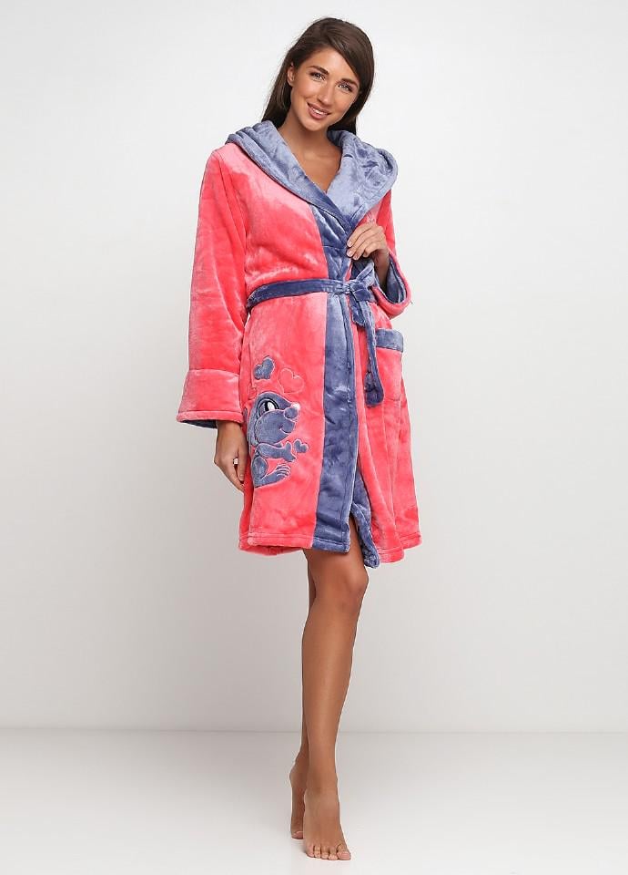 Халат Wild Love M Разноцветный/Коралловый (102-R1)