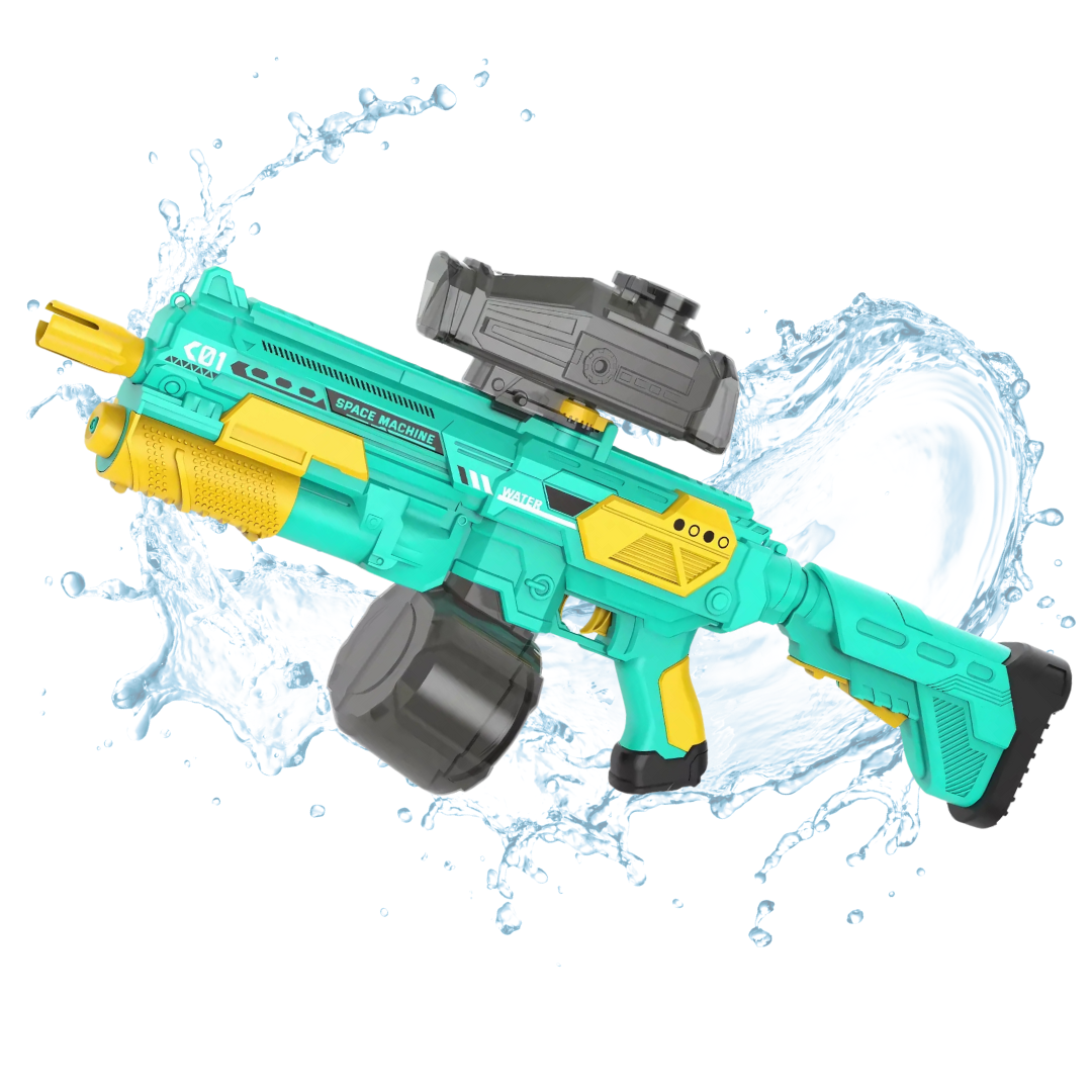 Пістолет водний електричний акумуляторний з автоматичним закачуванням води Зелений Пістолет водний електричний акумуляторний з автоматичним закачуванням води Зелений