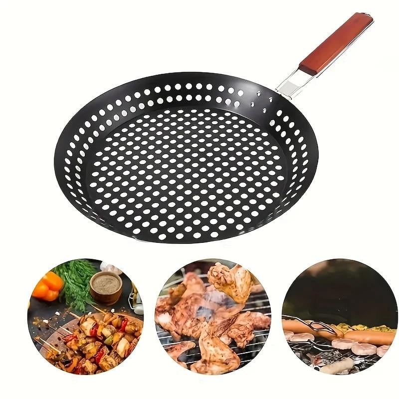 Сковорода решетка для барбекю из нержавеющей стали (26137248) - фото 7