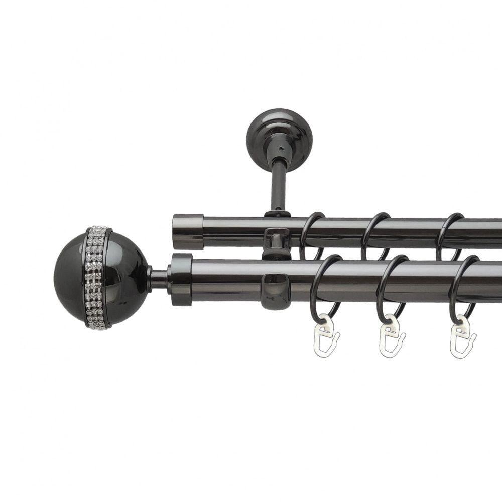 Карниз трубчастий дворядний Orvit Авея 25/19 мм 300 см Онікс (000-5917) Карниз трубчастий дворядний Orvit Авея 25/19 мм 300 см Онікс (000-5917)