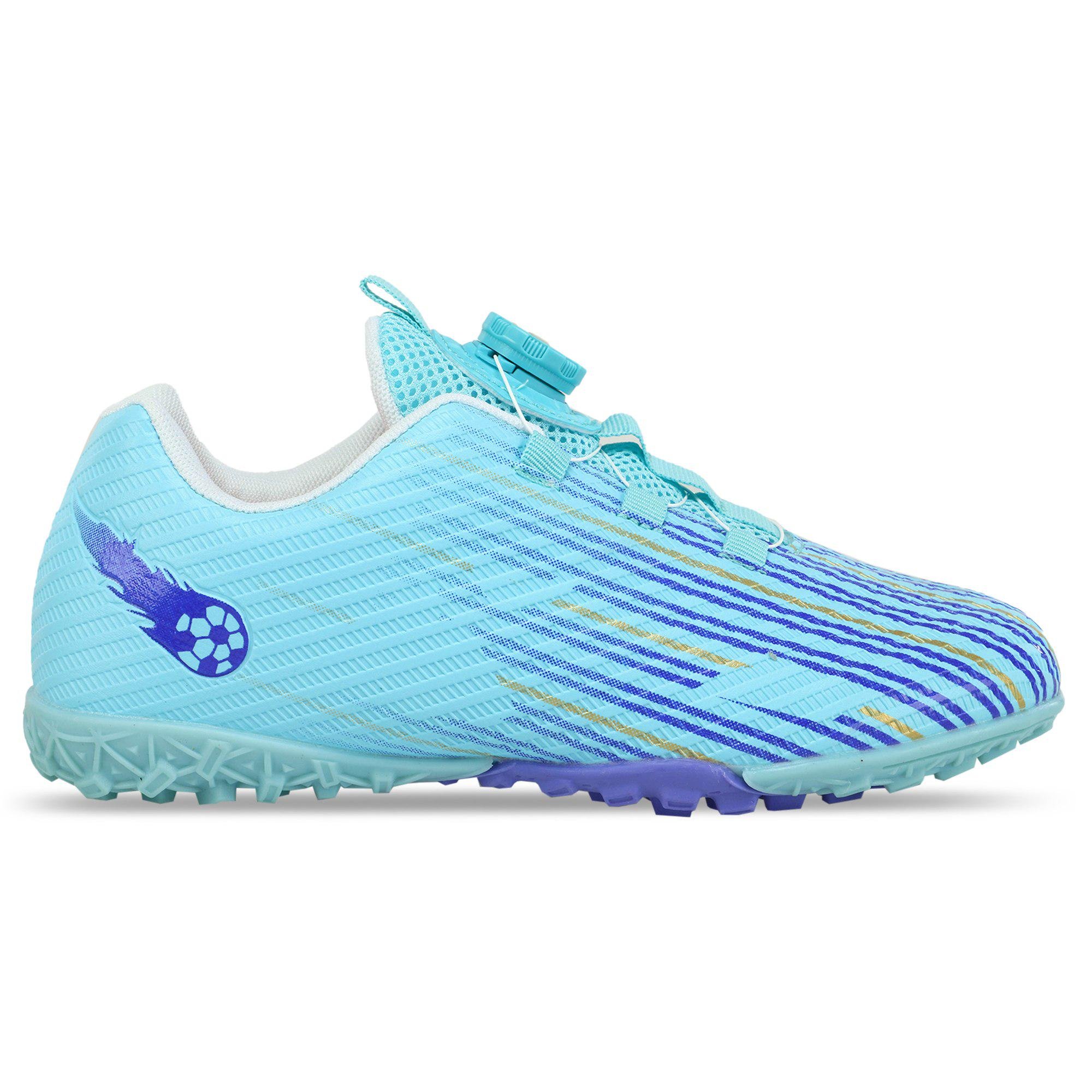 Сороконіжки дитячі футбольні S-LieNiao X09-32-38-1 р. 37 Бірюзовий/Синій