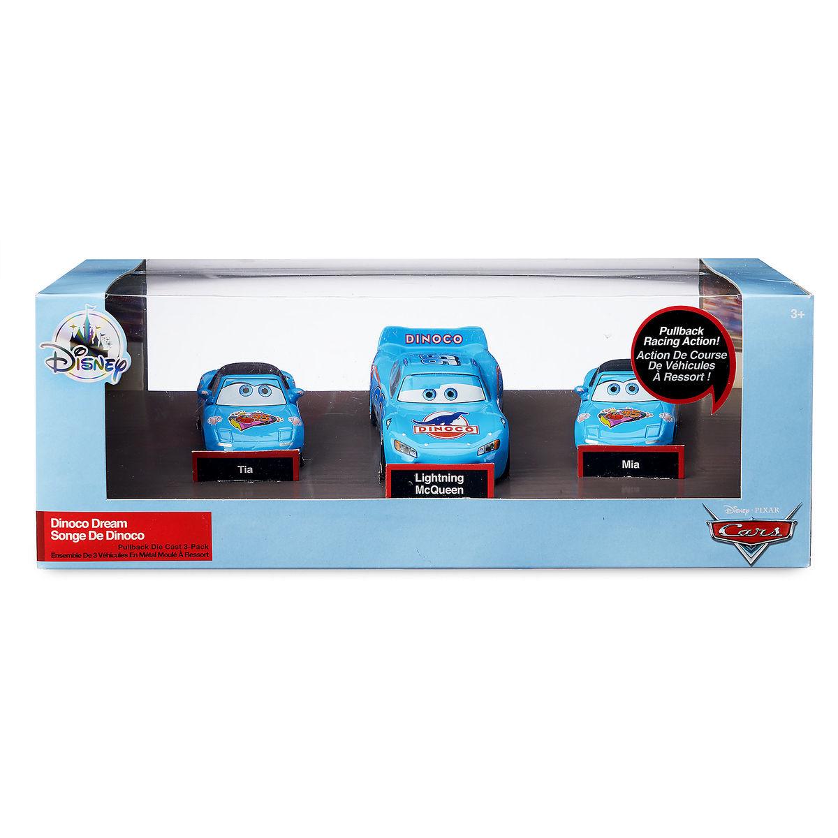 Набор инерционных машинок Disney Dinoco Тачки 3 шт Голубой - фото 2 Набор инерционных машинок Disney Dinoco Тачки 3 шт Голубой - фото 2