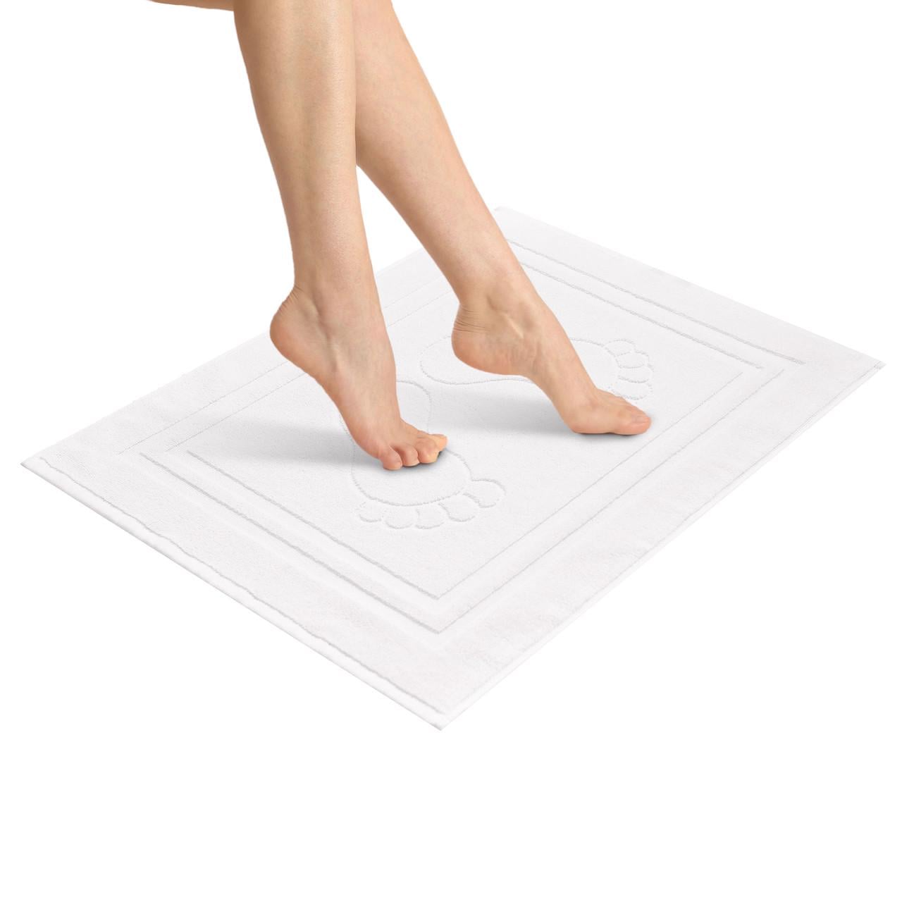 Коврик для ног и ванной комнаты IDEIA 50х70 см Белый (32066349)