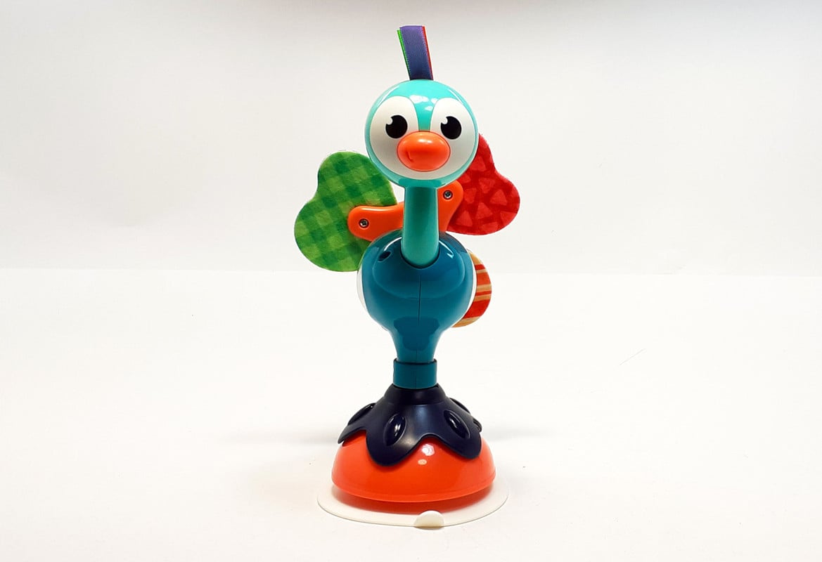 Погремушка на присоске Hola Toys Страусенок Разноцветный