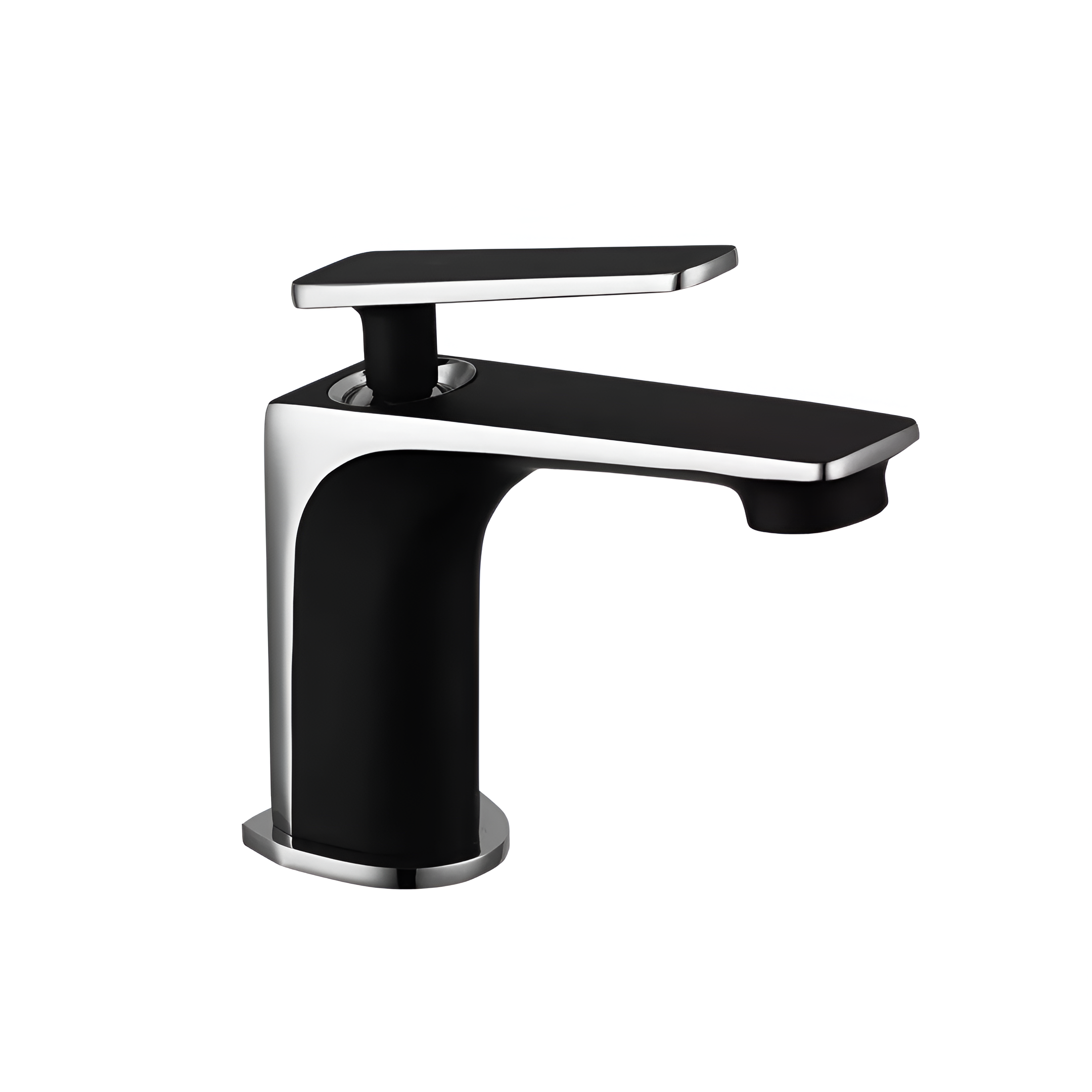 Змішувач для умивальника Frap F1057 Чорний/Хром (SQ-1037329)