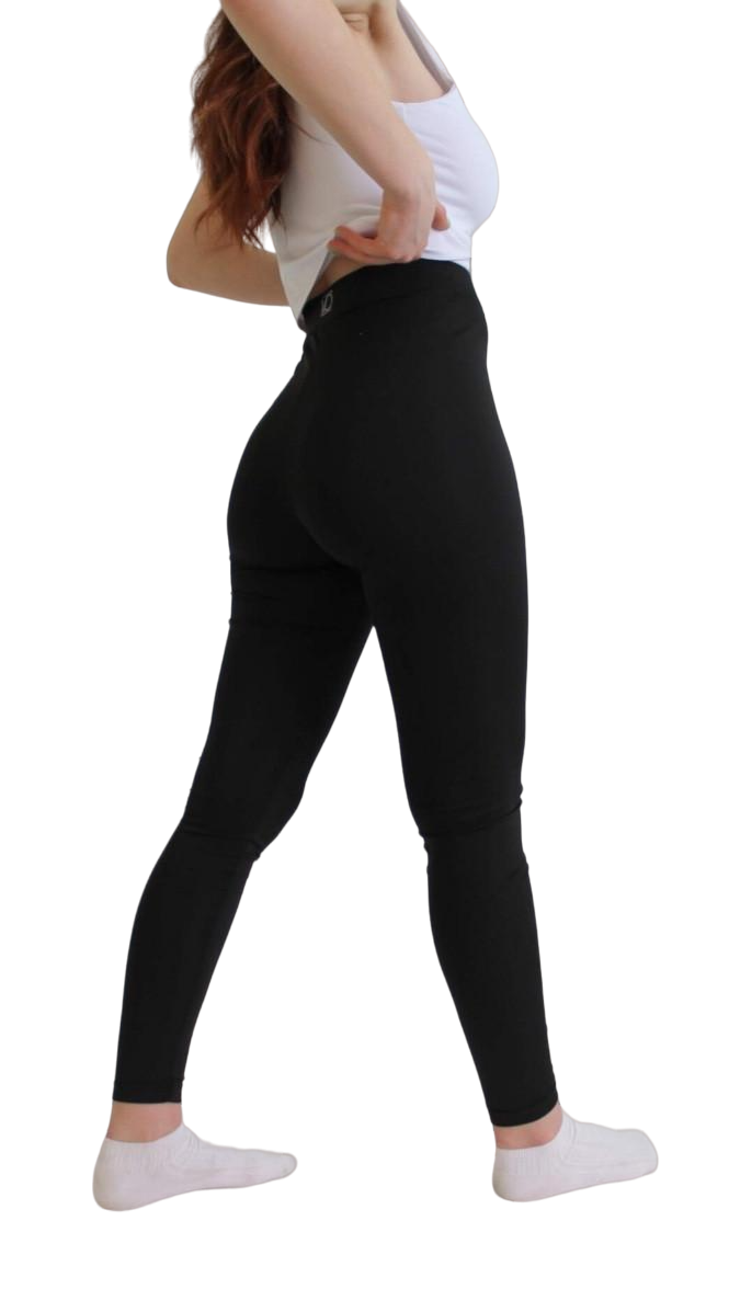 Лосины женские Vivioji трикотажные спортивные XXL Черный (12584)