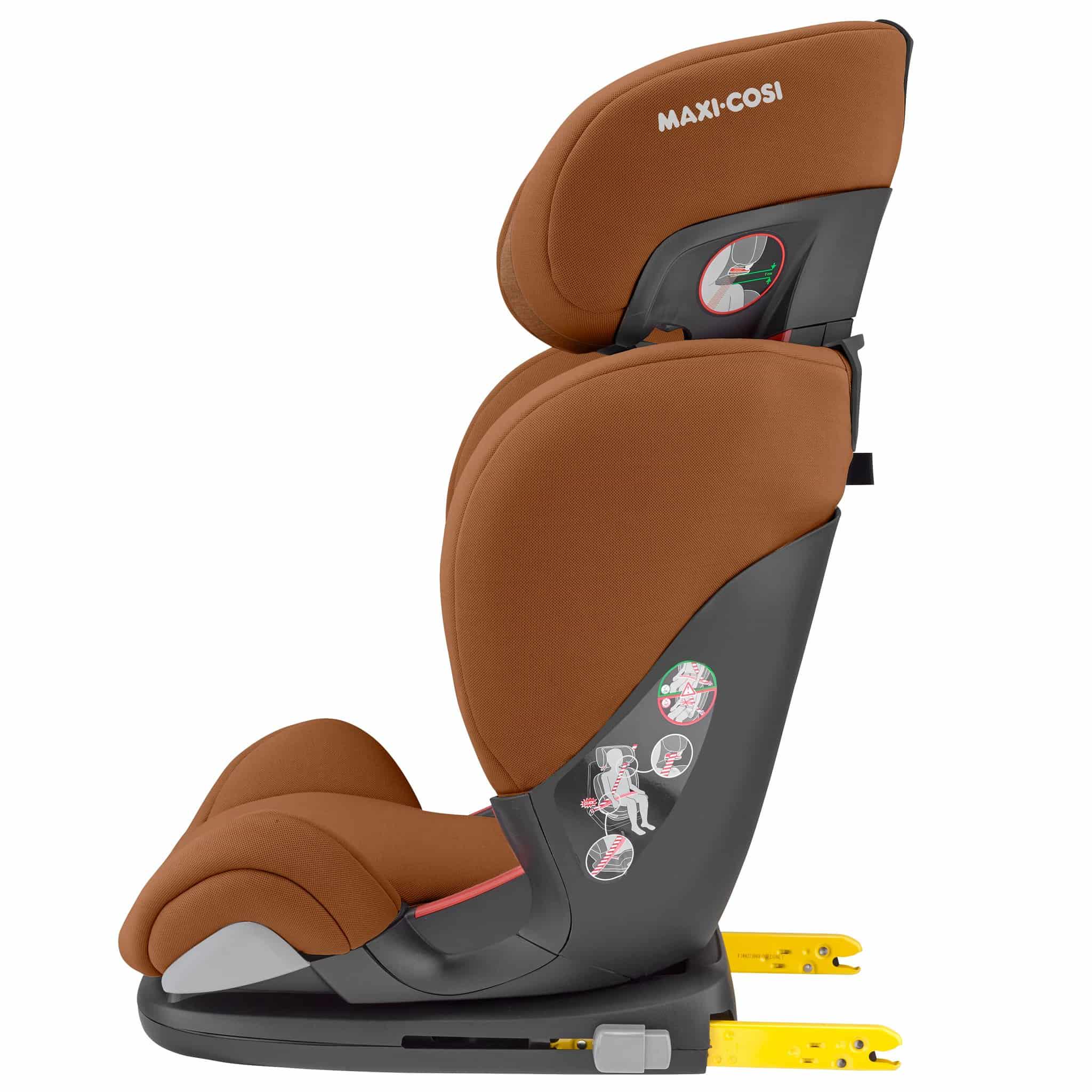 Автокресло Maxi-Cosi Rodifix Air Protect Authentic Cognac (8824650110) - фото 3 Автокресло Maxi-Cosi Rodifix Air Protect Authentic Cognac (8824650110) - фото 3
