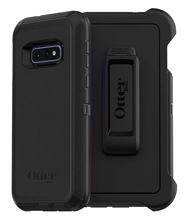Чехол противоударный с клипсой подставкой OtterBox Defender Series для Samsung Galaxy S10e Black
