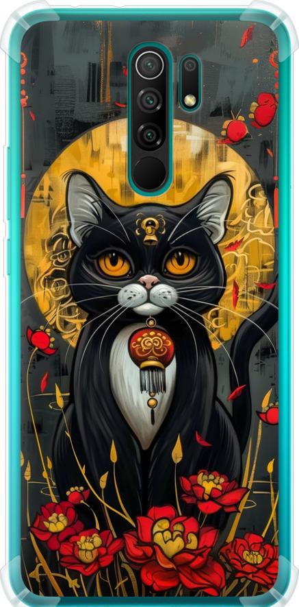 Чехол на Xiaomi Redmi 9 China Cat (6134sp-2019-42517) Чехол на Xiaomi Redmi 9 China Cat (6134sp-2019-42517)
