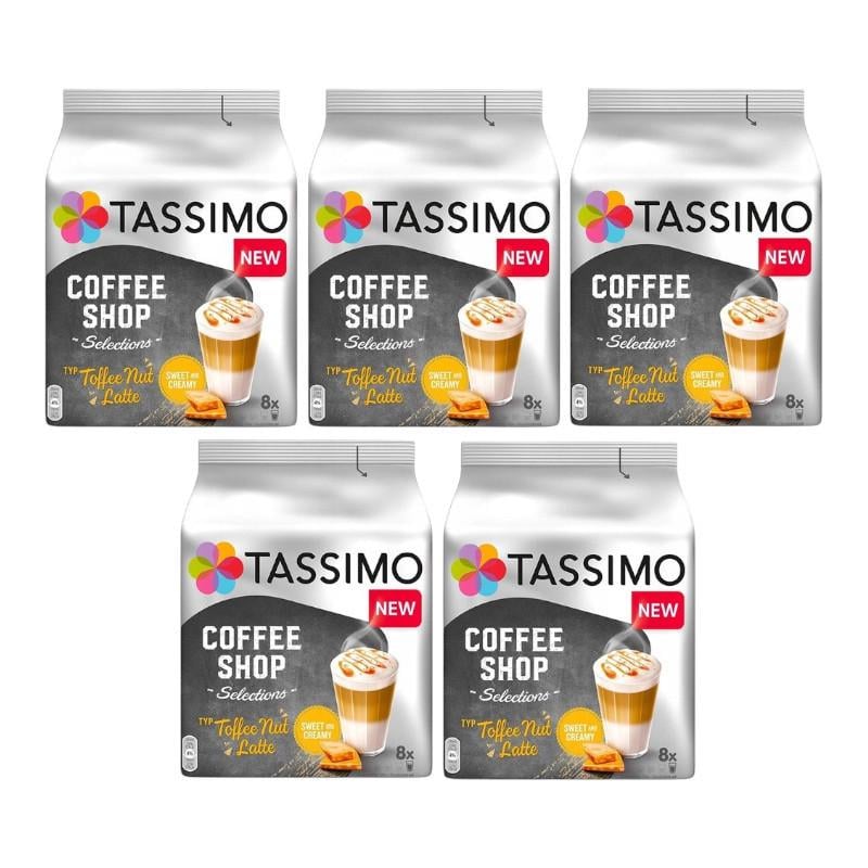 Набор кофе в капсулах Tassimo Toffee Nut Latte 80 капсул Набор кофе в капсулах Tassimo Toffee Nut Latte 80 капсул