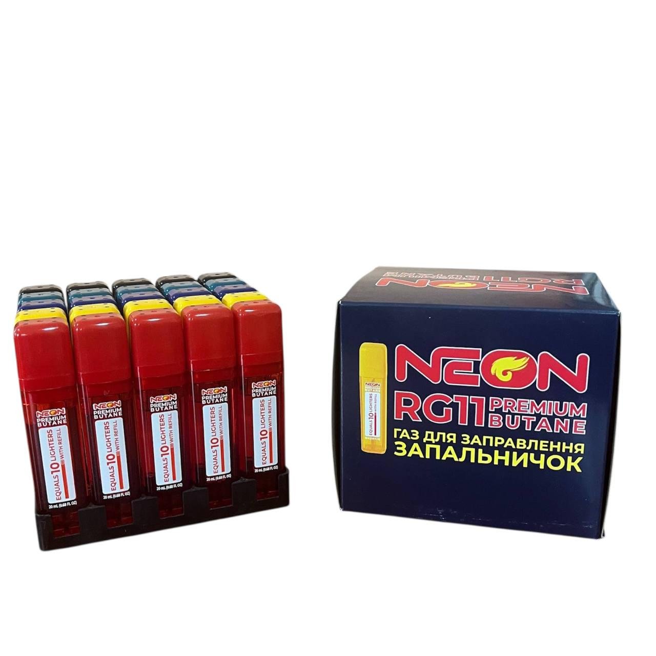 Газ для заправки зажигалок NEON-RG 11 20 мл 25 шт.(00000006679)