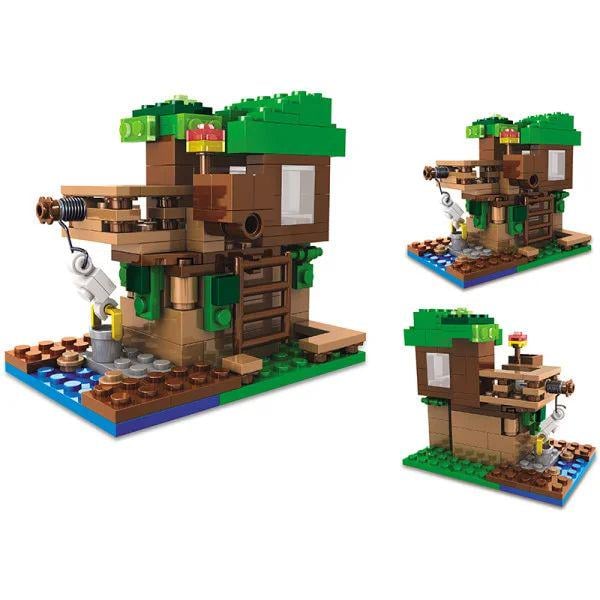 Конструктор minecraft база Стіва з фігурками 178 деталей (625) - фото 4 Конструктор minecraft база Стіва з фігурками 178 деталей (625) - фото 4