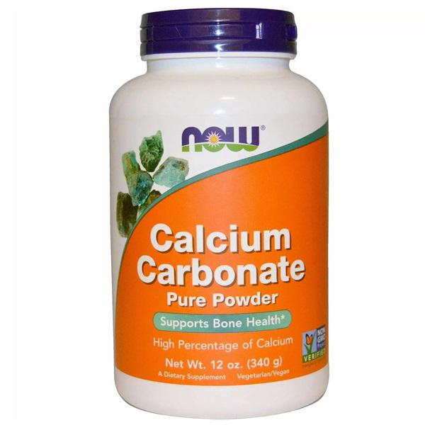 Микроэлемент Кальций NOW Foods Calcium Carbonate Powder 340 g /200 servings/ Pure