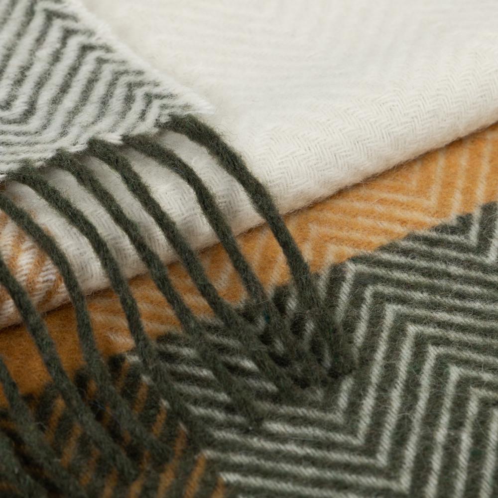 Плед шерстяной Love You Клетка 140x200 см (4500) - фото 3