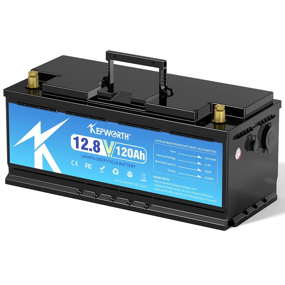 Аккумулятор Kepworth LiFePO4 12V 120Ah 1536W 393 мм с зарядным устройством (K12120393) - фото 3 Аккумулятор Kepworth LiFePO4 12V 120Ah 1536W 393 мм с зарядным устройством (K12120393) - фото 3