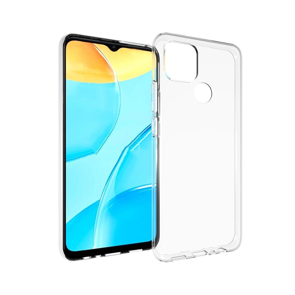 Чехол Silicone Case WS Oppo A15/A15s/A35 Прозрачный