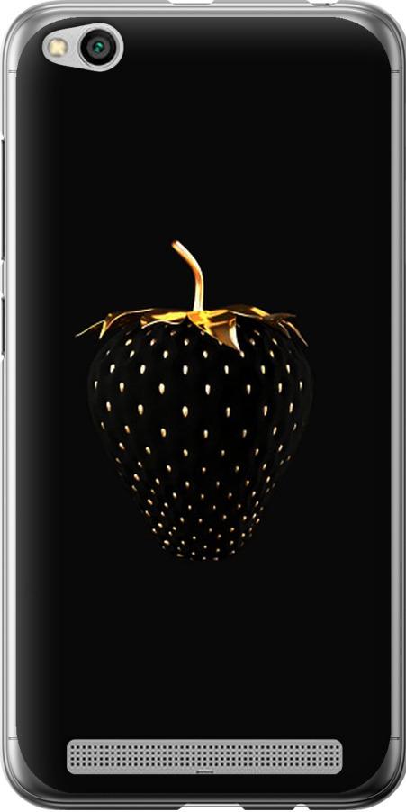 Чехол на Xiaomi Redmi 5A Черная клубника (3585t-1133-42517)