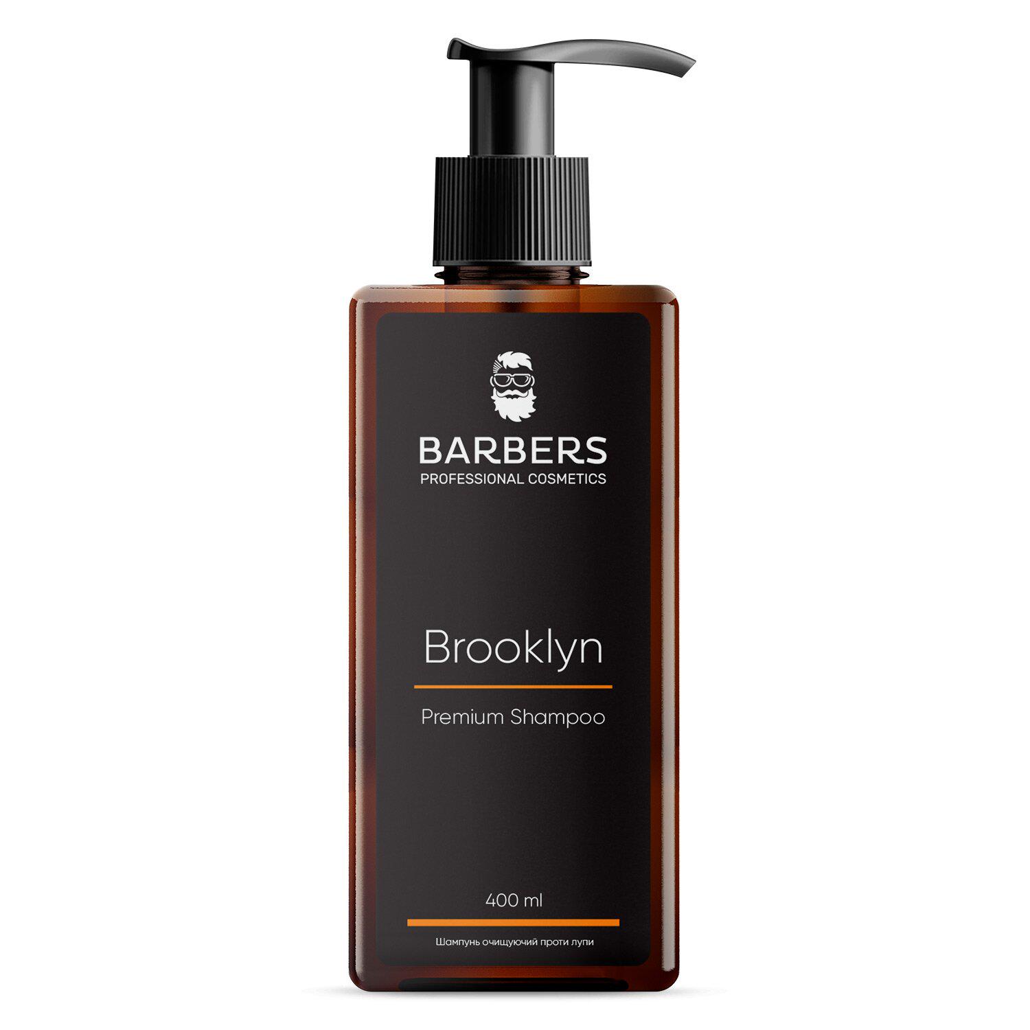 Шампунь для мужчин против перхоти Barbers Brooklyn 400 мл (4823099501021)