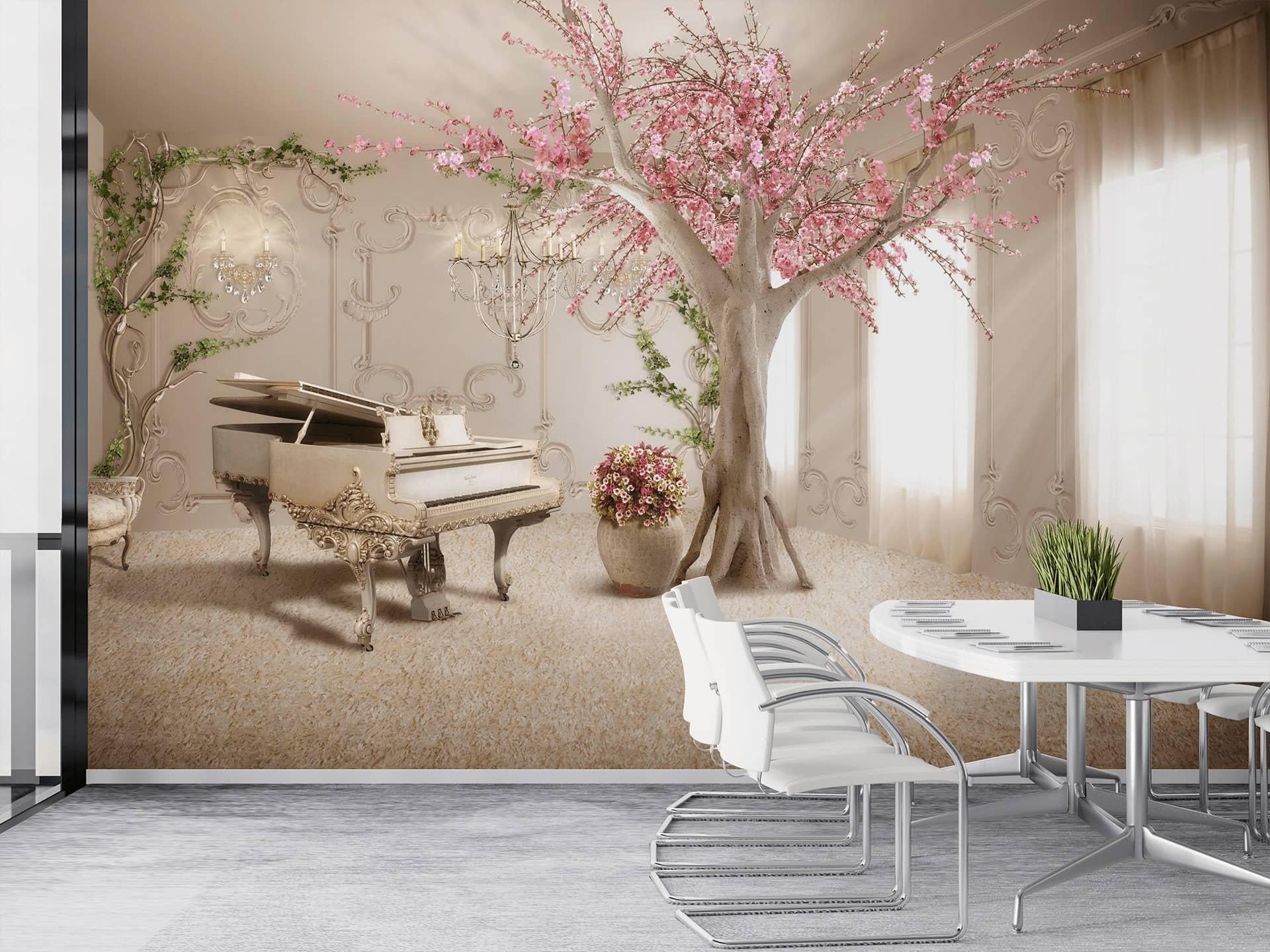 Фотообои флизелиновые Styleo Print-walls Изысканность оживающая на стене 0403 400х250 см (Pw-0403/4)