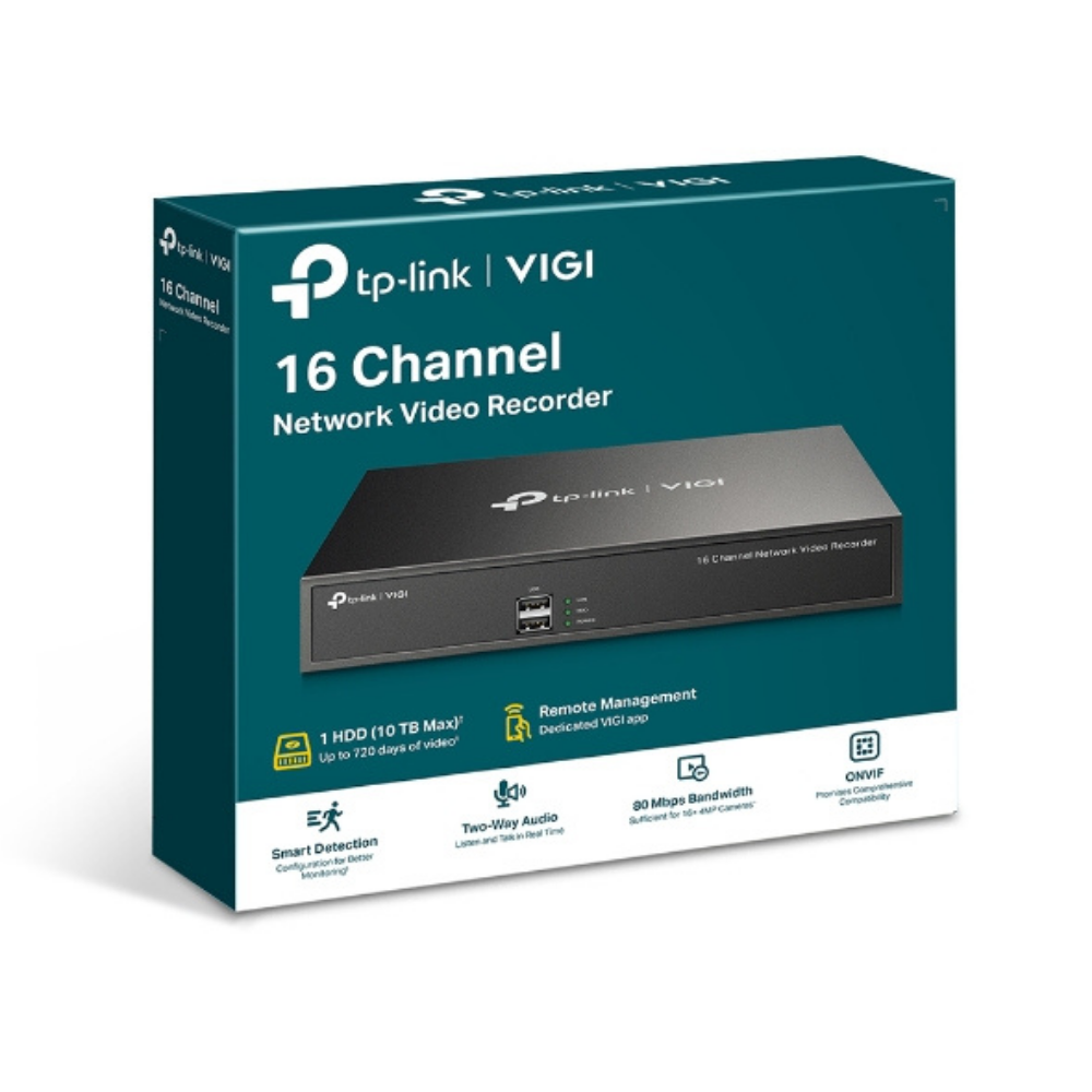 Видеорегистратор сетевой 16-канальный TP-Link VIGI (NVR1016H) - фото 3