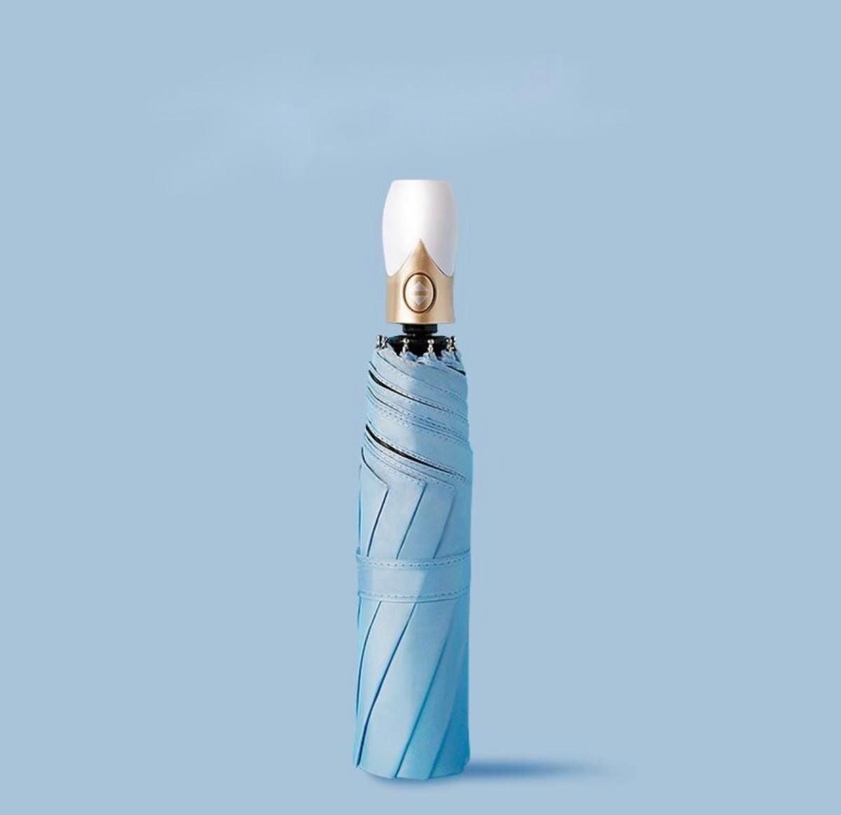 Парасолька складна 5565 96 см Блакитний (4228424)