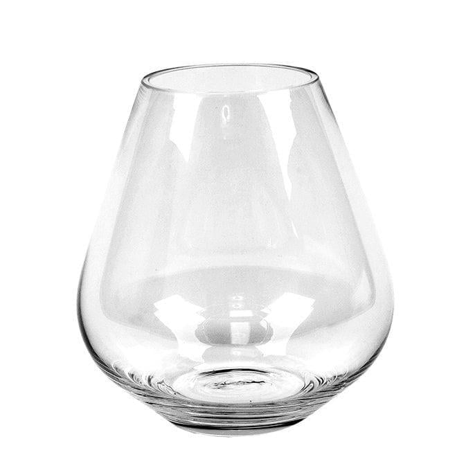 Ваза стеклянная Flora H 22 см (8379)