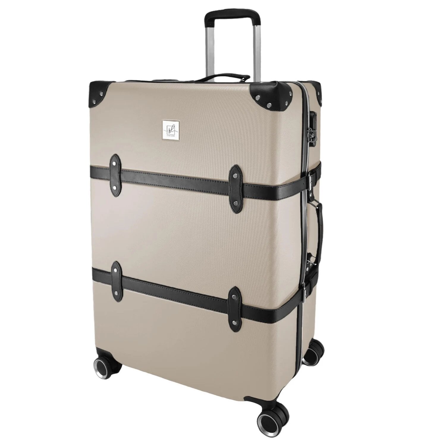 Чемодан ABS пластик 28" 98 л Шампань/Черный (DAS302684)