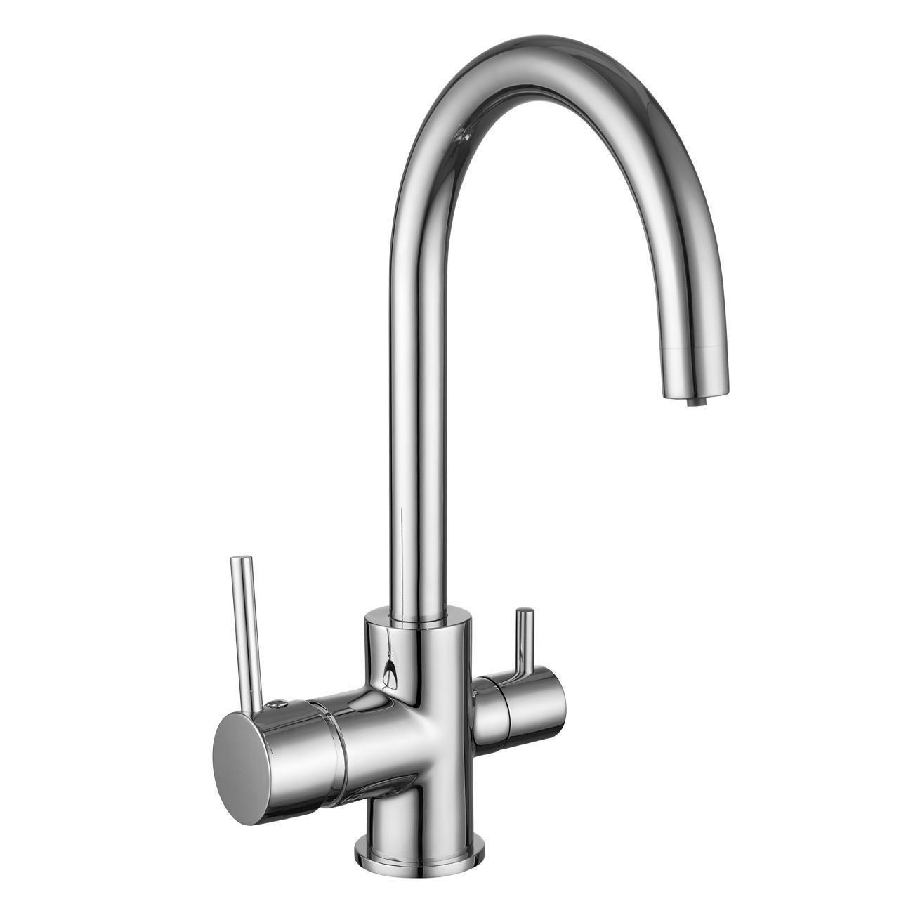 Смеситель для кухни с подключением питьевой воды Imprese Daicy-U Хром (ANT-49736)