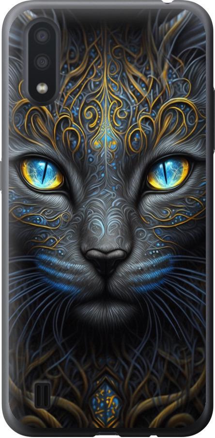 Чехол на Samsung Galaxy A01 A015F Кошка (5548t-1842-42517)