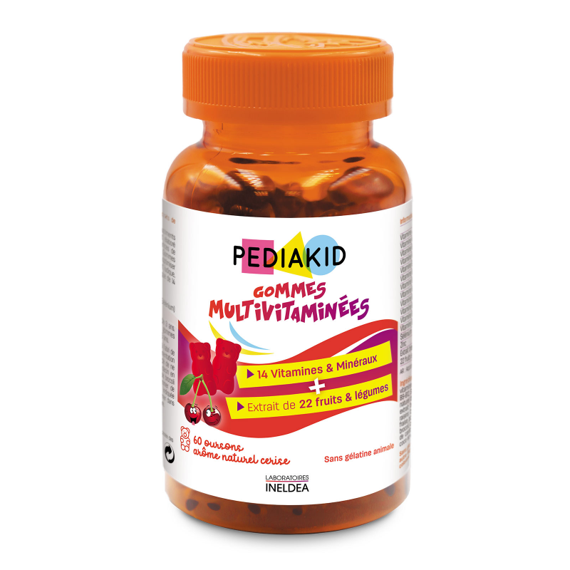 Мультивитамины Pediakid gommes multivitaminees Медвежуйки 60 шт.