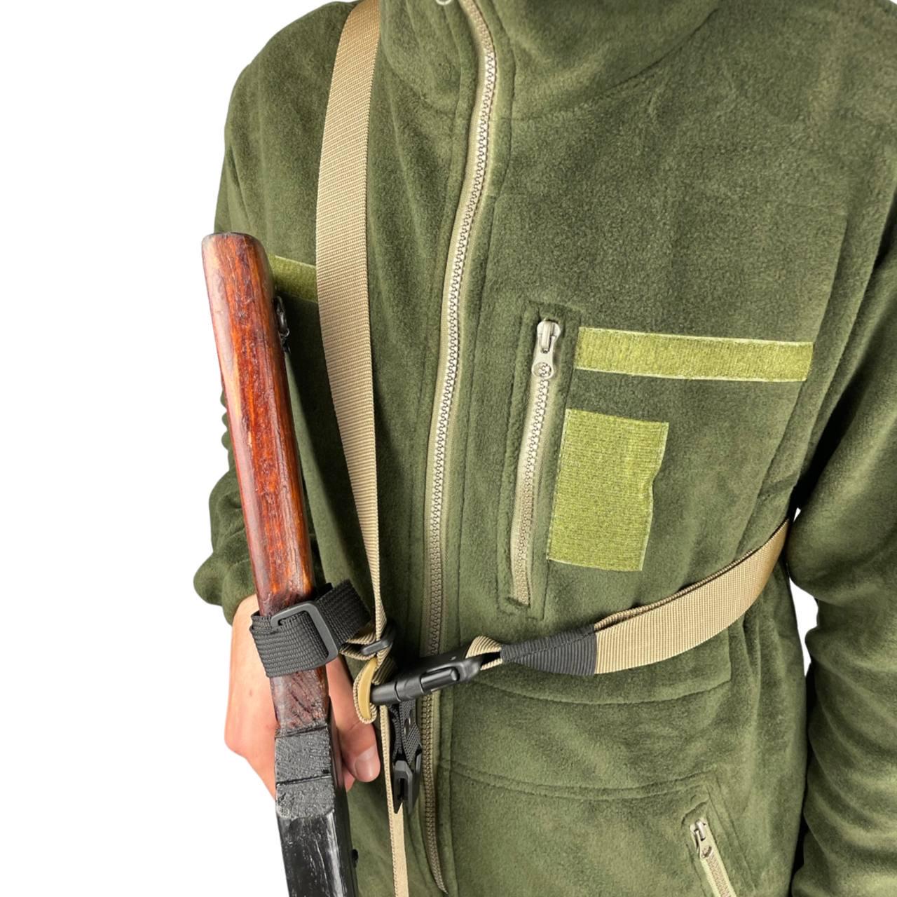 Ремень оружейный трехточечный Tactical Belt Койот (F-03-1) - фото 6